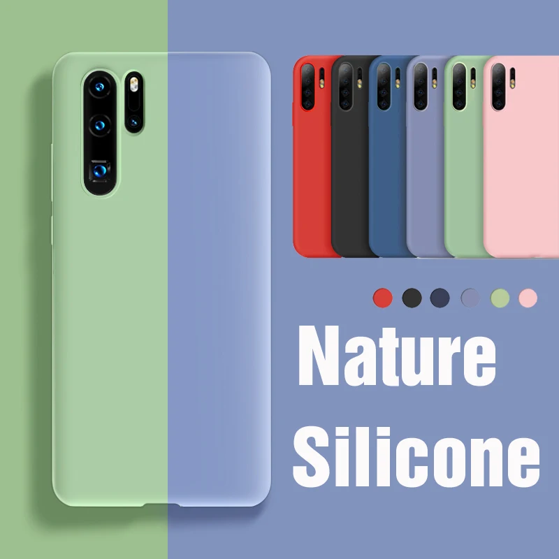 

Luxury Shockproof Silicone Case For Huawei P30 Pro P20 Lite Mate 20 Nova 3 Phone Back Cover Huawei P30Pro Case P20Pro P 20 30 On