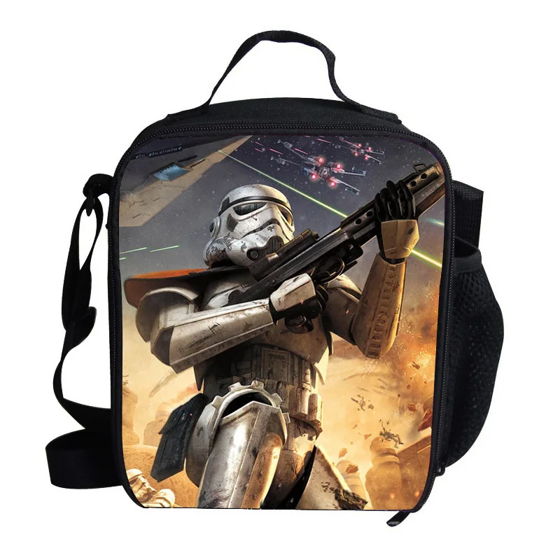 Cute Character Lunch Box Bag For Kids Star Wars Lunch Bag Cooler Thermal For Children Boys