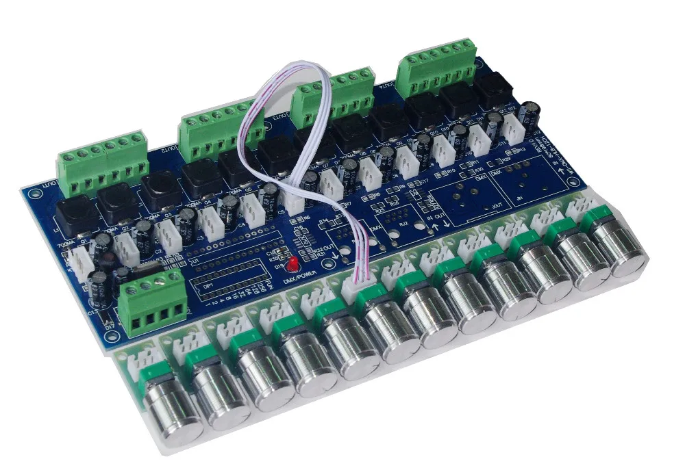 

new 1 pcs DC5V-36V 700MA*12CH Constant current led dimmer 700ma DMX constant current 12 channel DMX512 decoder