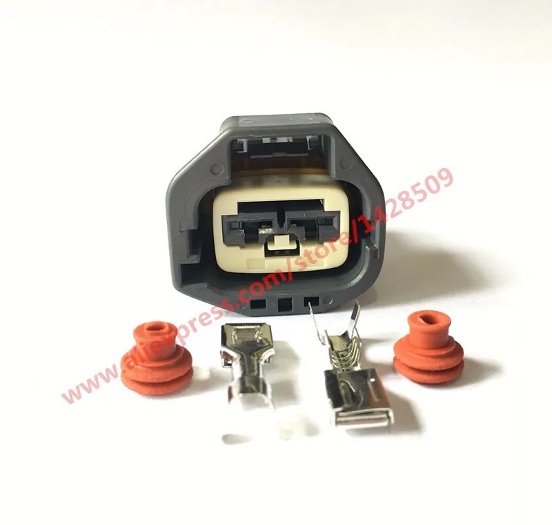 

10 Sets 2 Pin Female Waterproof Automotive Electrical Connector 7283-5596-10 7282-5596-10