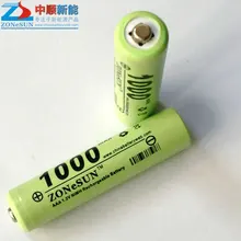 В 1000 мАч 1,2 в 7, Ni MH перезаряжаемая батарея AAA Удаленная бритва электронная шкала литий-ионная аккумуляторная батарея