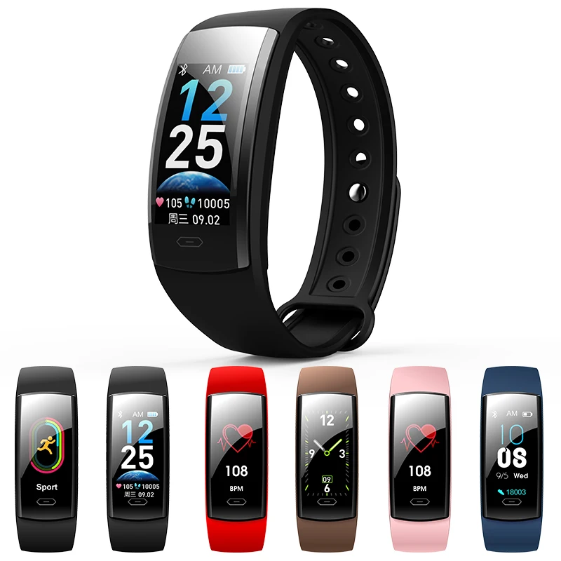 

Smart Fitness Bracelet Men Waterproof Smart Band Blood Pressure Heart Rate Monitor Watch Health Wristband for Android IOS Phone