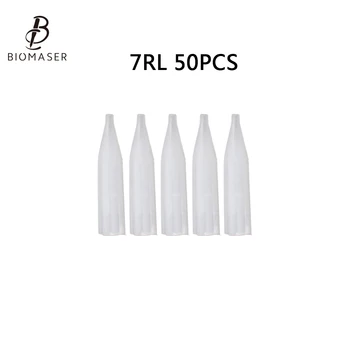 

50Pcs Permanent Makeup Machine Tattoo Tips Eyebrow Lips Tattoo Tips 7RL for Permanet Makeup Machine Pen