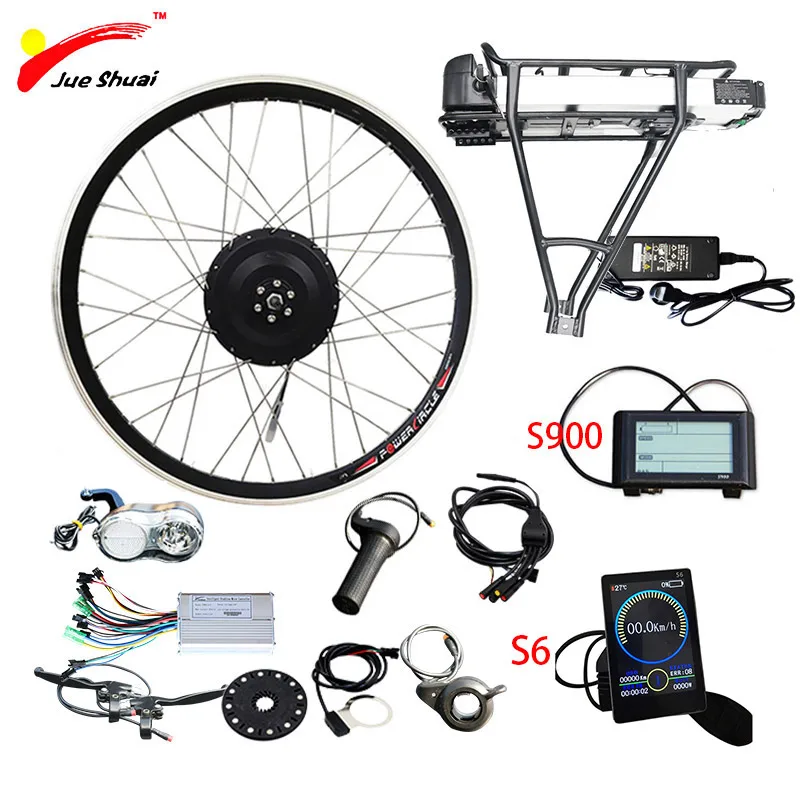 

48V500W Electric Bike Conversion Kit with 48V12AH Battery for 26" 700C(28") Motor Wheel Electric Wheel ebike bicicleta elйctrica