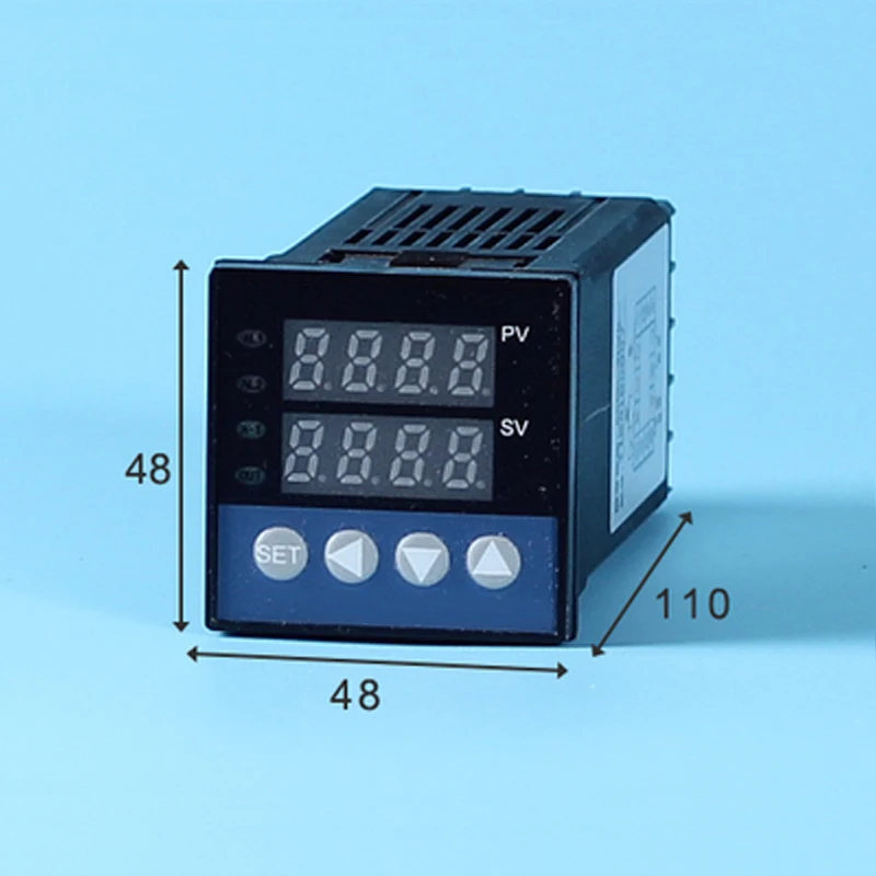 48*48*110 мм Интеллектуальный термостат PID с функцией связи RS485 Терморегулятор