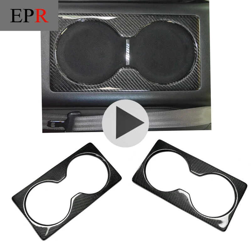 

Car-styling For Nissan GTR R35 Carbon Fiber Rear Seat Speaker Cover (LHD)