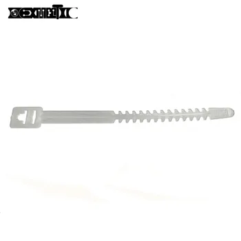 

50 pcs/lot 160mm long Plastic cable ties Fishbone tie selflocking plastic seal for computer wholesale price