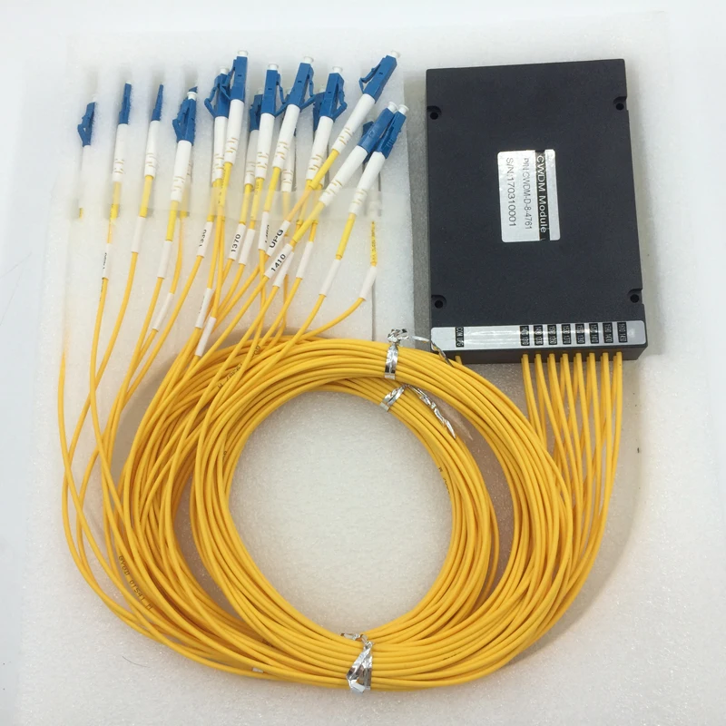 8 канальный волоконно оптический CWDM Mux и Demux 8CH 1260 ~ 1610nm al MUX DEMUX|Оптоволоконное