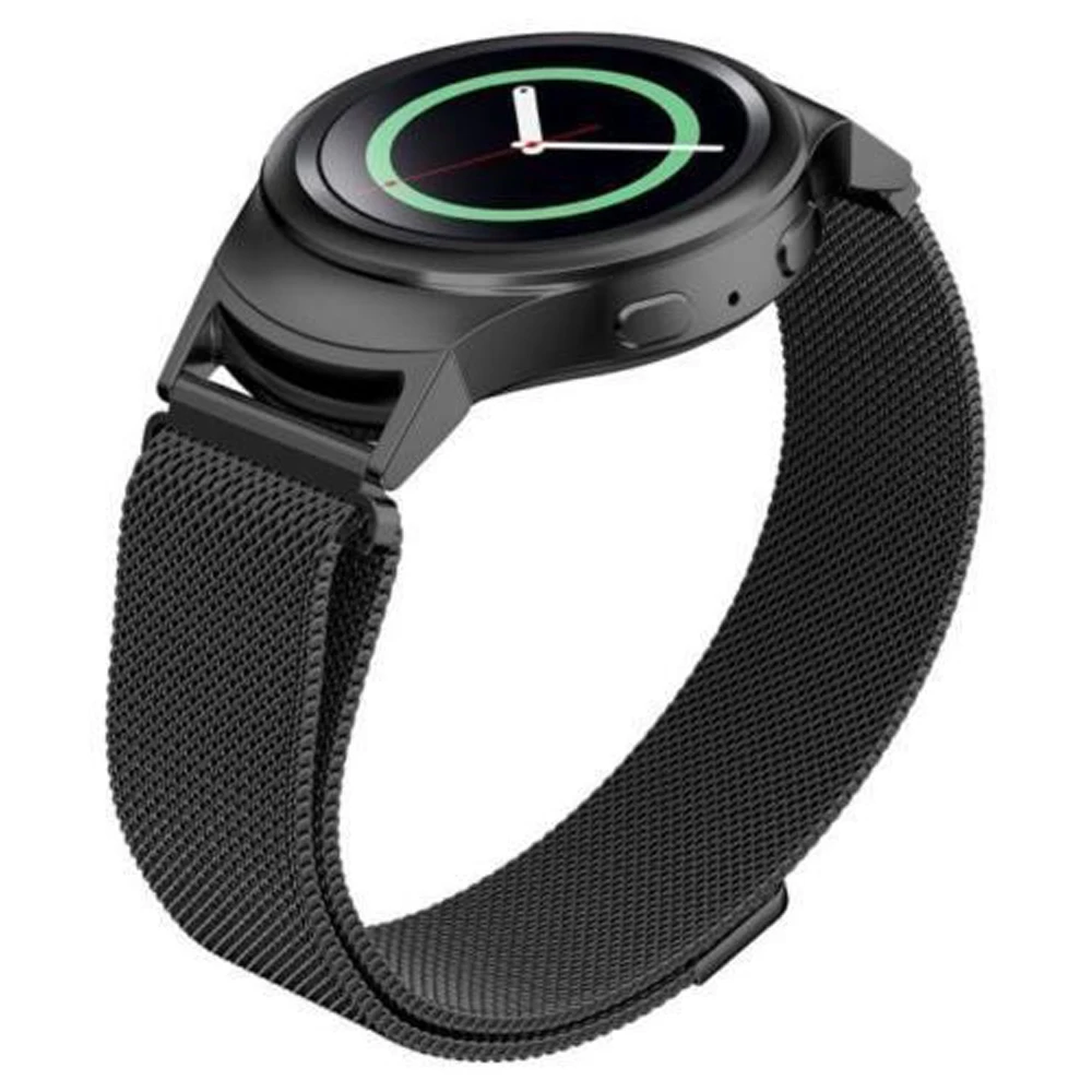 Миланская петля спортивный ремешок для samsung gear S2 SM-R720 из нержавеющей стали магнитный Миланский сменный спортивный ремешок с разъемом