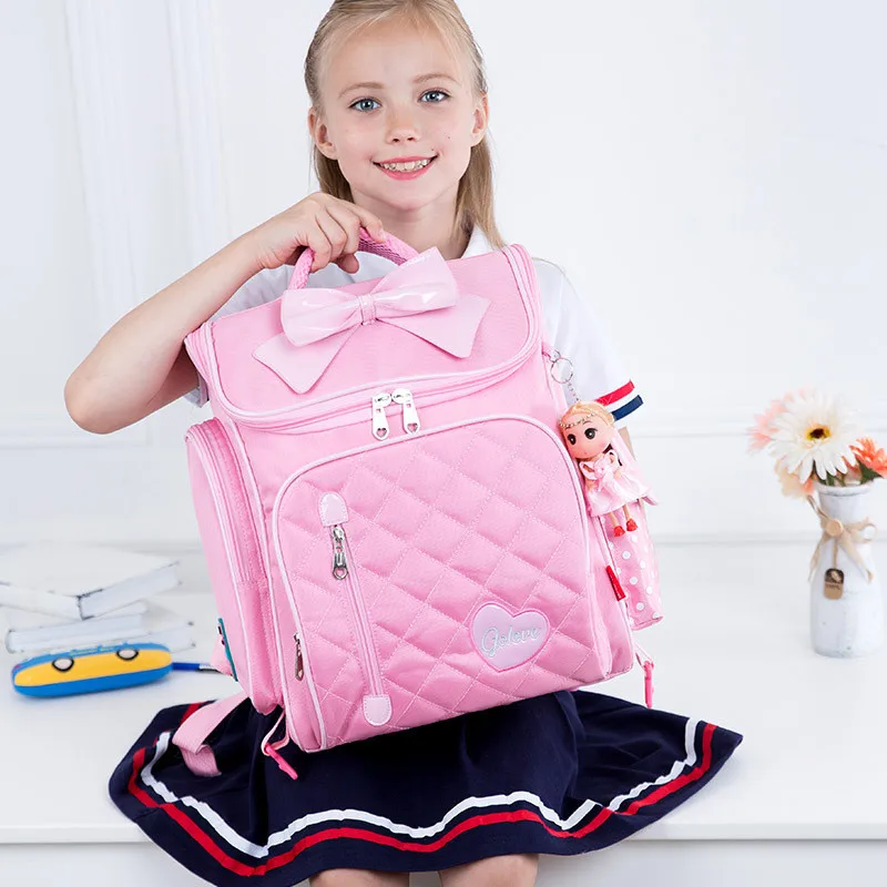 Модные ортопедические дышащие сумки для девочек, детские рюкзаки для девочек, школьные сумки для девочек 1-4 класса, Mochila