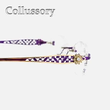 Титановые женские оптические оправа для очков без оправы Стразы бриллианты по рецепту для чтения компьютерные очки полые