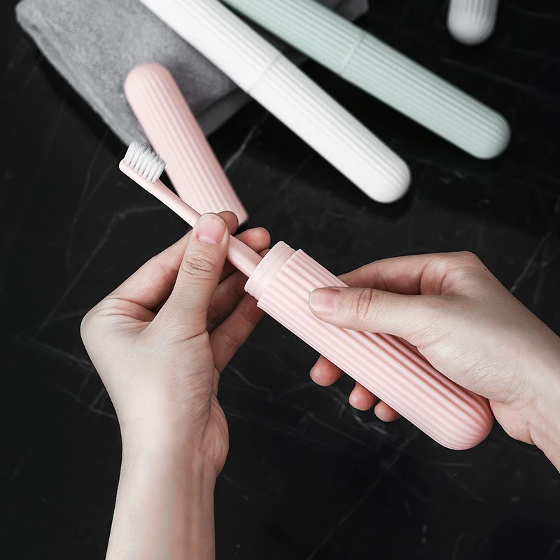 

Portable Travel Accessories Toothbrush Tube Cover Case Cap Fashion Plastic Suitcase Holder Baggage Boarding Packing organizer
