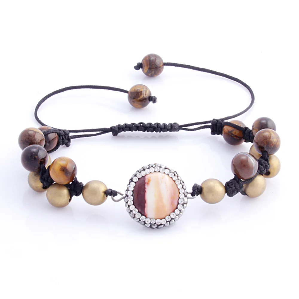 

BERBENY 2018 Bracelet Yoga Bracelet Healing Balance Supernatural Lava Reiki Stones Beads Bracelet Women Jewelry