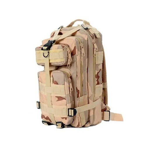 Дорожный комплект Molle, однотонный нейлон, унисекс, открытый, военный, тактический, 3 P, Охотничья сумка, походная сумка, рюкзаки, рюкзак 10-0001 - Цвет: DC