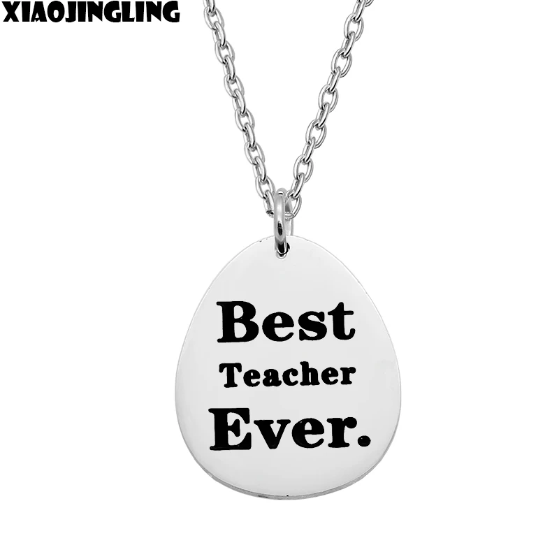 Best teacher necklace Clearance