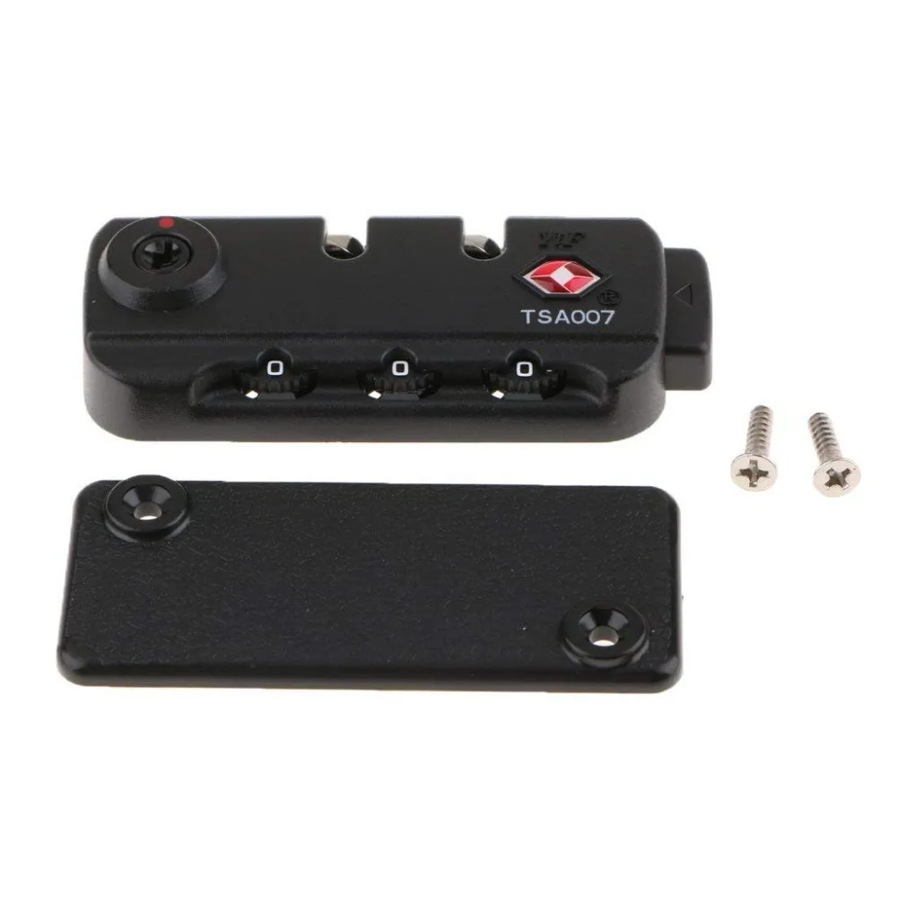 

TSA007 3 Digital Combination Padlock Luggage & Suitcase Travel TSA Secure Code Lock - Convenient and Easy to Install - T2