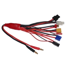100 шт./лот T штекер Futaba TRX XT60 EC3 JST разъем rc кабель зарядное устройство multifunctionalcable для батареи