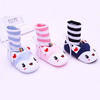 

Baby Shoes Autumn and Winter Walking Shoes Soft Sole Neonatal Shoes Cotton Cloth Newborn Baby Shoes