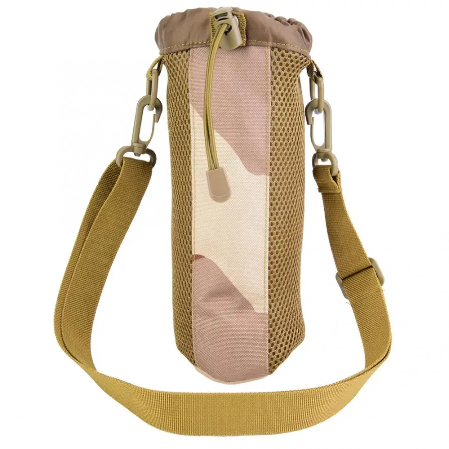 sansha camo На открытом воздухе Прочный бутылка для воды чехол тактика Шестерни чайник сумка, носимая на поясном ремне или через плечо для военных Восхождение Отдых Пеший Туризм Сумки - Цвет: sansha camo