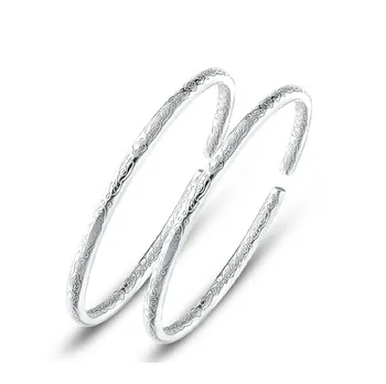 

2017 New Fashion White Gold Open Bohemia Health Balance & bangles Multilayer Bracelets Jewelry for Women Gift