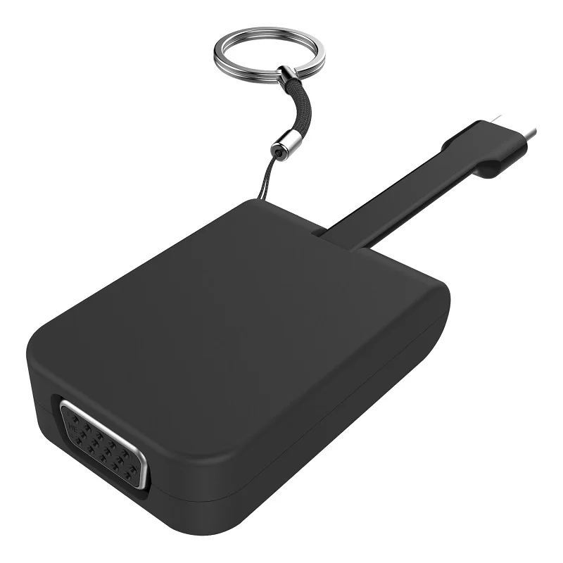 Dzlst Тип usb C адаптер Портативный к HDMI VGA Displayport Mini DP 4 К 60 Гц конвертер брелок для MacBook samsung S9/S8 USB C концентратора