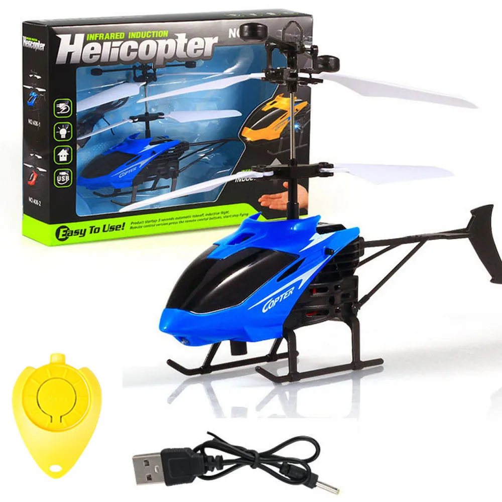 

Flying Mini RC Infraed Induction Helicopter Aircraft Flashing Light Remote Control Toys For Kid Mini Drone Children Games