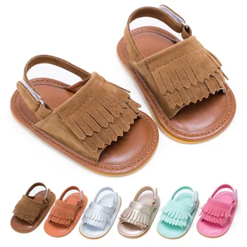 

baby shoes newborn first walker baby girl sandals baby boy slippers fringe fashion summer baby scandal gold pink white walker