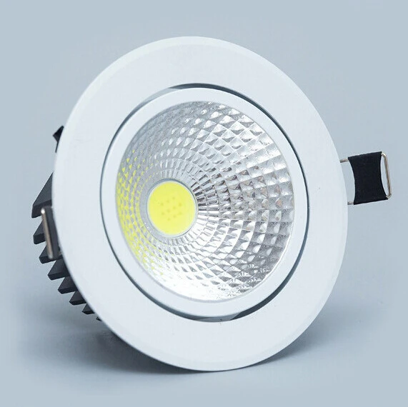 

Free Shipping 10W/15W Warn White/Natural White/Cold White Dimmable Cob Recessed Led Downlight Dimmable Led Lamp