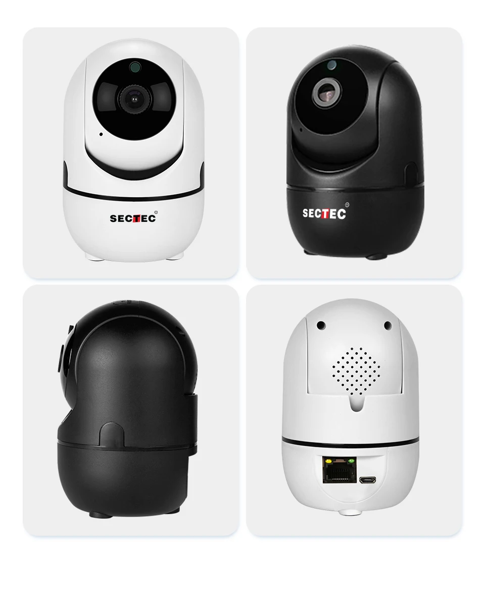 SECTEC 1080P облачная Беспроводная IP камера, интеллектуальное автоматическое слежение за человеком, Домашняя безопасность, видеонаблюдение, сеть видеонаблюдения, Wifi камера