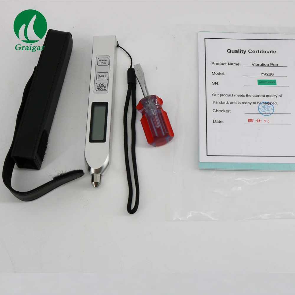 Digital Pen Vibration Meter Yv260 Testing Equipment Vibrometer Tester