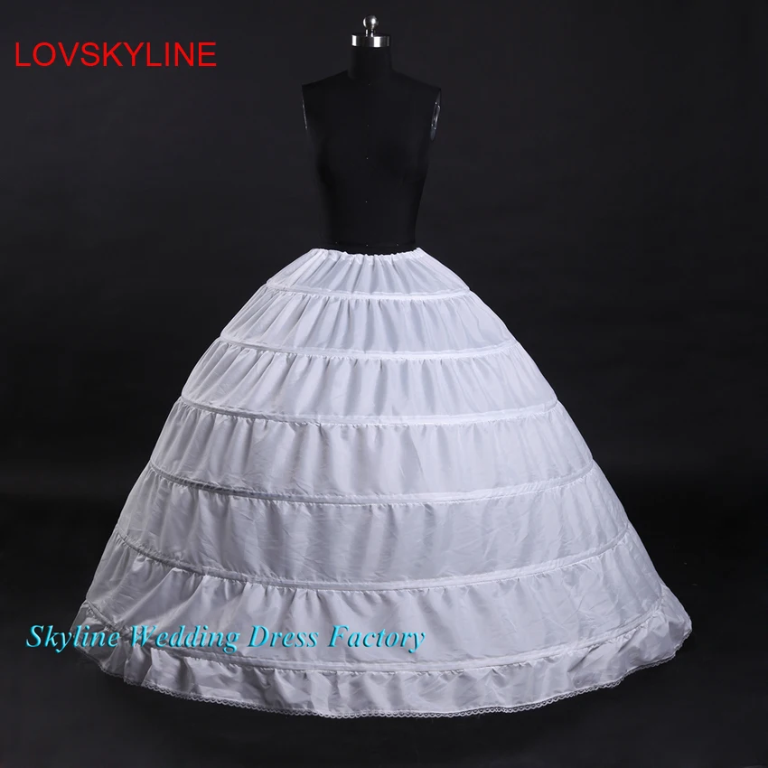 Petticoat para o Vestido de Casamento Vestido de Noiva Transporte Rápido Venda Quente Hoops Crinolina Underskirt ou Tamanho Grande 65 Cm-110 cm 6