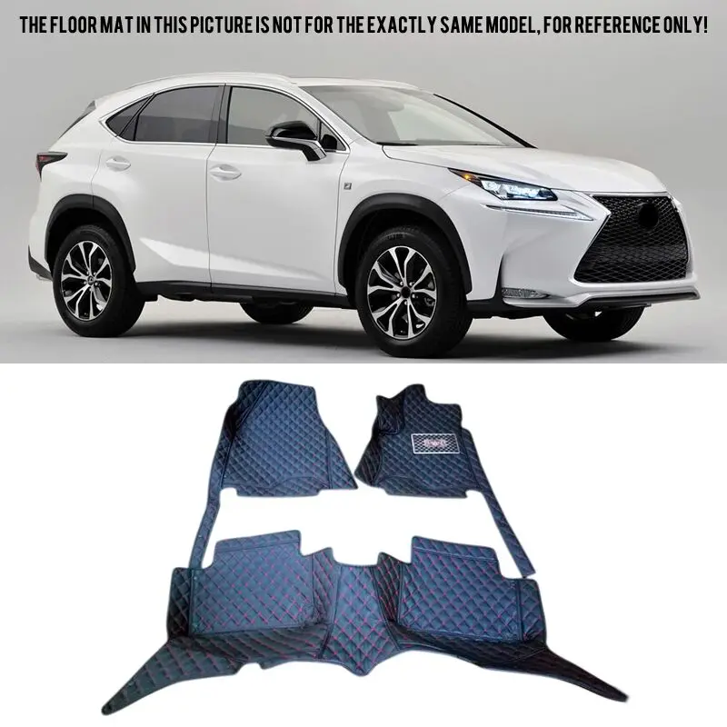 

Inner Front & Rear Floor Mats Carpets Foot Pad Covers For Lexus NX200T 2015-2016 Car-styling accessories