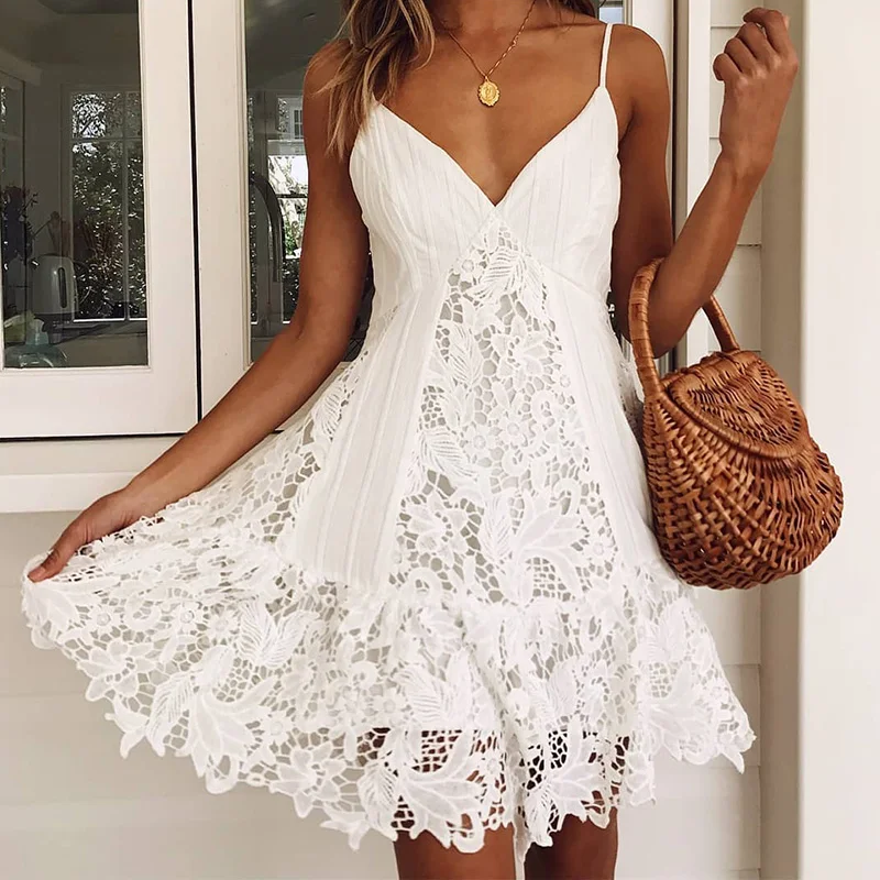 lace holiday dress