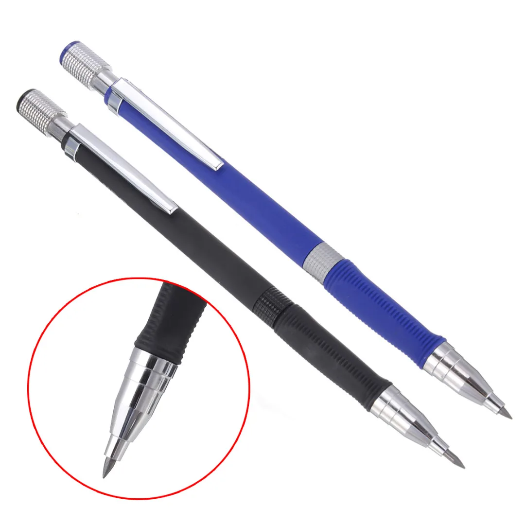 

1Pcs New 2mm Plastic And Metal Lead Holder Automatic Pencil Mechanical Draft Pencil Drawing 2.0mm Black Lead Holder Pen