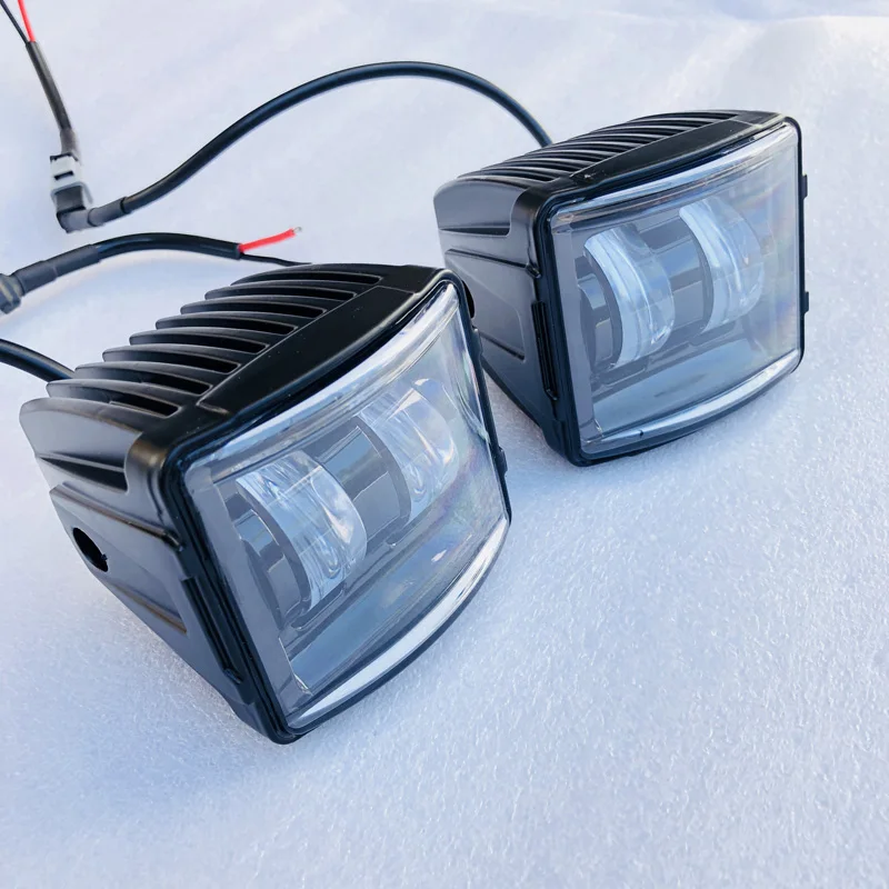 12 v-24 v led DRL Дневной Бег свет вспомогательное Вождение противотуманных фар с радиальные внедорожные шины 4x4 прожектор Водонепроницаемый фар для мотоцикла ATV