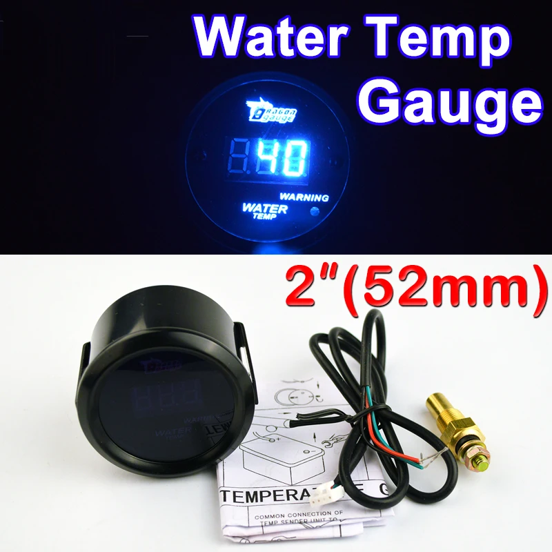 Prix pour Jauge de voiture 2 "52mm Température de L'eau Jauge 40 ~ 120 Centigrades Température Bleu LED De Voiture Compteur Noir Shell Numérique Affichage 12 V Automobile Prix pour Jauge de voiture 2 "52mm Température de L'eau Jauge 40 ~ 120 Centigrades Température Bleu LED De Voiture Compteur Noir Shell Numérique Affichage 12 V Automobile