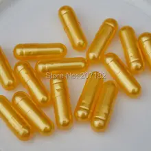 10000 шт./упак.) разделенная желтая желатиновая капсула жемчуга 0#, медицинская упаковка, желатиновая капсула, пустая капсула