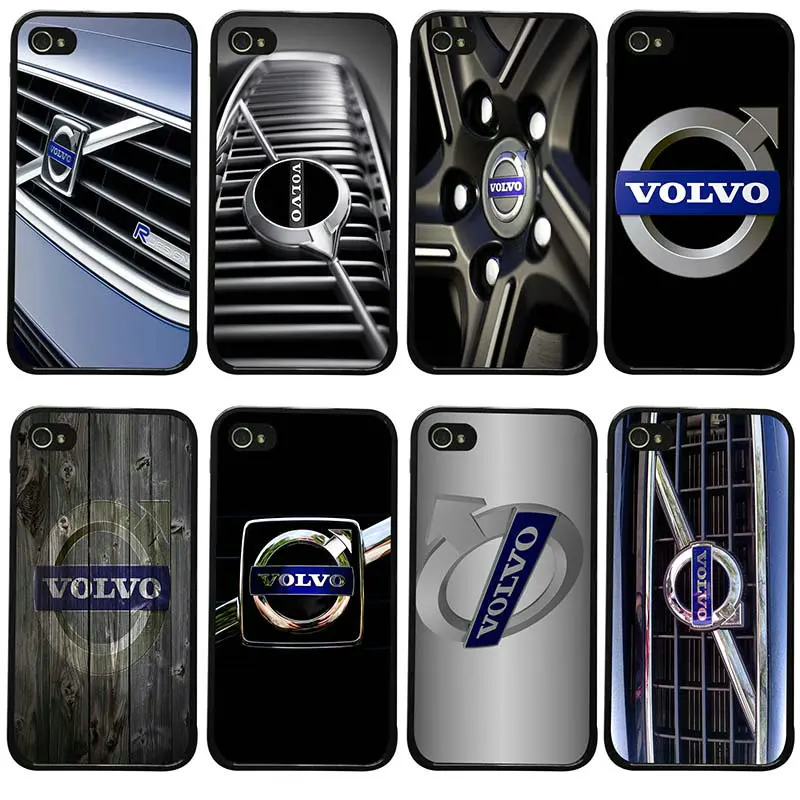 Mobile Phone Case Hard Anti-knock Cover for Apple iphone 8 7 6 6S Plus X XR XS Max 5S 5 SE 4 4S Volvo Car Auto Grill |