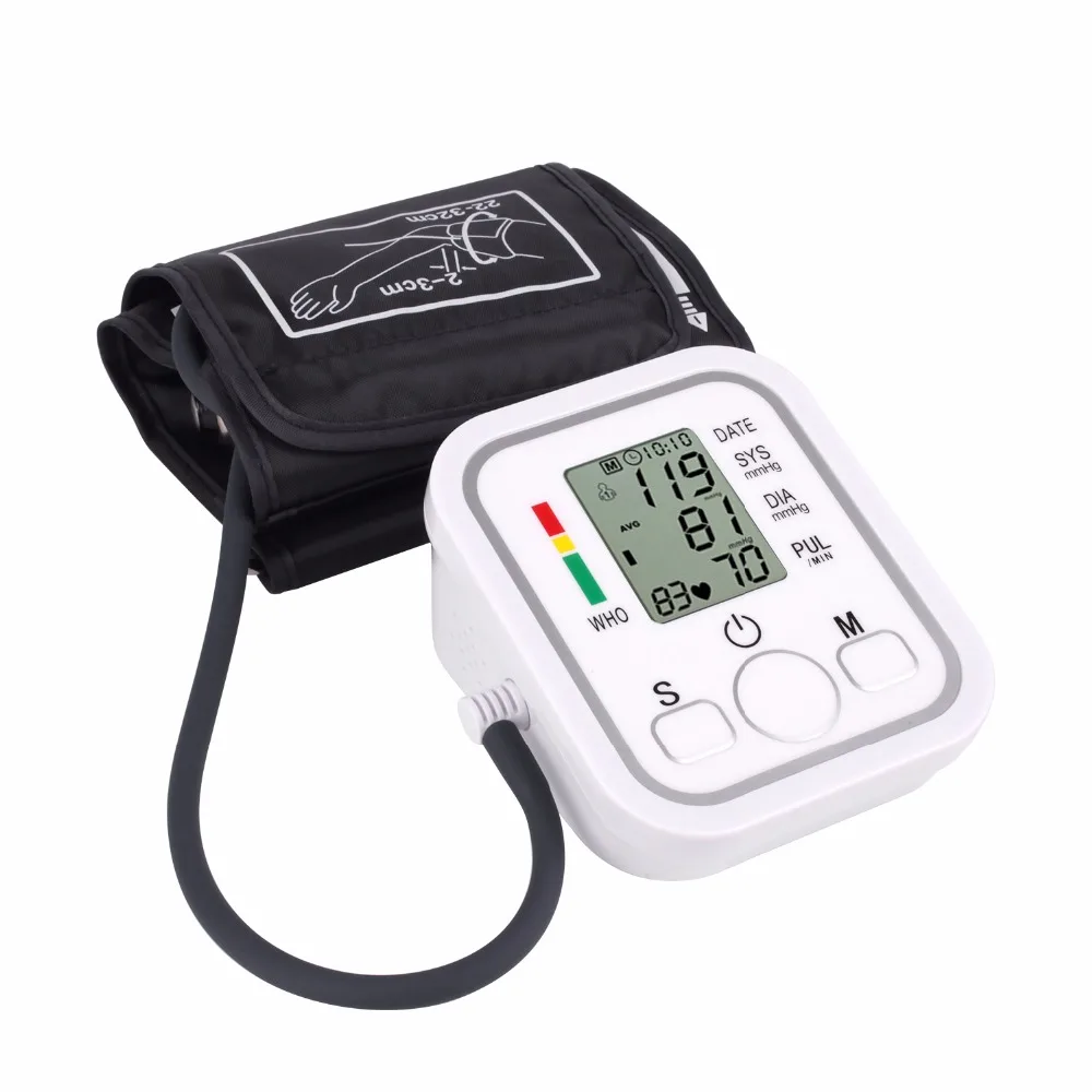Upper Arm Blood Pressure Monitor Portable tonometer health care bp