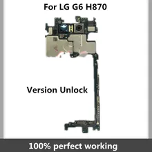 Новое поступление оригинальная материнская плата телефона для LG G6 H870 завод разблокировки Android OS полный функции логическая плата хорошая работа