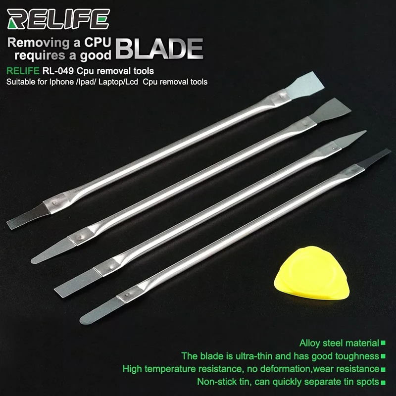 

5pcs/lot Ultra-Thin Blade Motherboard Chip CPU Removal Tools for iPhone iPad Phone Repair Tools Gereedschap Outillage