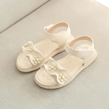 

Baby Shoes Summer Baby Girl Breathable Anti-Slip Floral Design Shoes Sandals