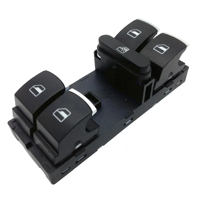 

Chrome Driver Side Master Window Switch for Sagitar Jetta A5 Magotan Passat B6 Golf A6 OE#: 5K4 959 857 5K4959857 5ND 959 857
