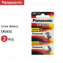 2X PANASONIC CR1632 1632 DL1632 3V литиевые батареи батарея для монет