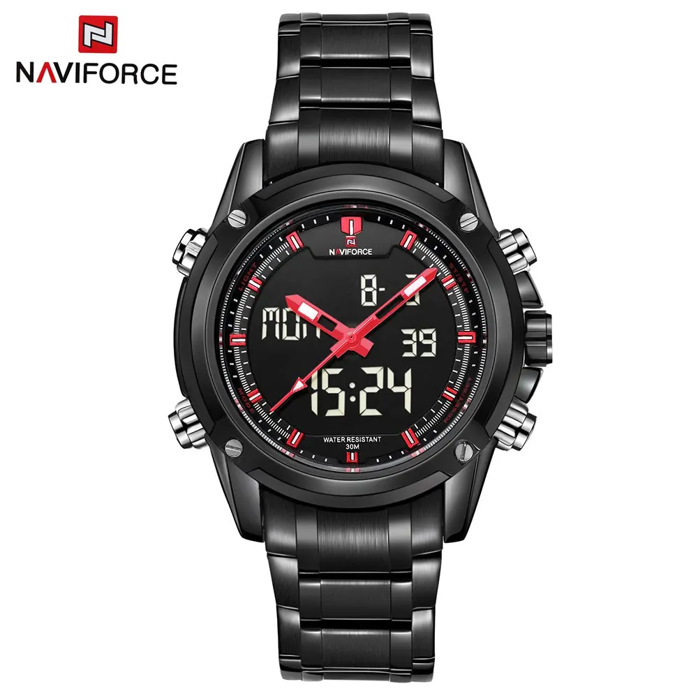 

NAVIFORCE Top Luxury Brand Men Military Sports Watches Men's Quartz LED Hour Analog Clock Male Wrist Watch Relogio Masculino