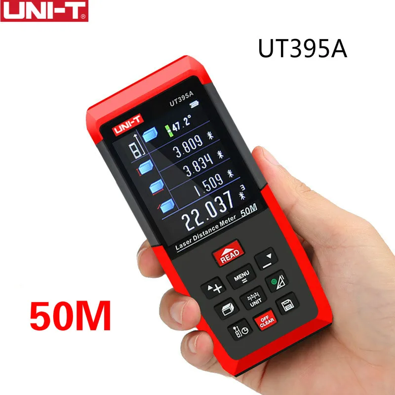 UNI-T 50 м~ 120 м дальномер лазерный дальномер UT395/UT396 серии с 2МП объективом лучшая точность USB данных экспортный ПК программное обеспечение - Цвет: UT395A-50m