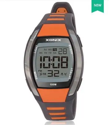 XONIXWomen Sports Digital Watch Japan Movement Led Lighting Waterproof 100m Girl Sports Swimming Diver Watch Outdoor Watch