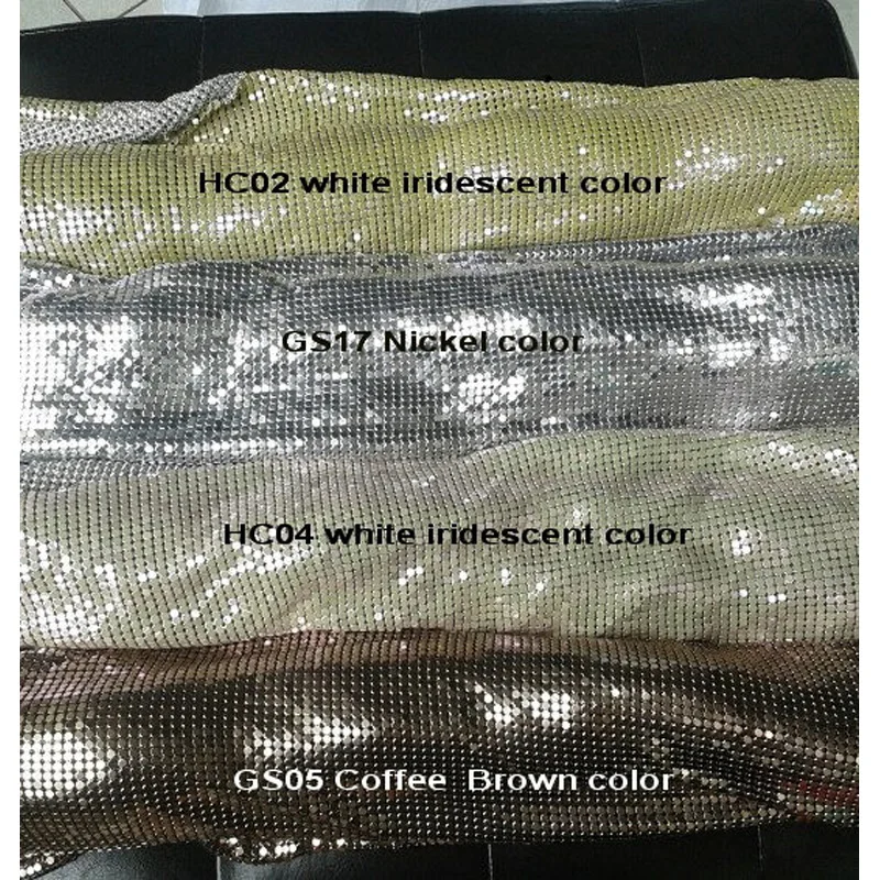 Металлическая сетка с никелевыми блестками металлическая ткань для украшения