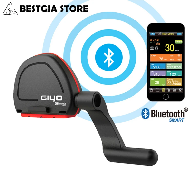 

GIYO New Bluetooth Bicycle Computer Wireless Gps Speedometer Cadence Sensor Fitness 4.0/IOS/Android Cycling Riding Bike Computer