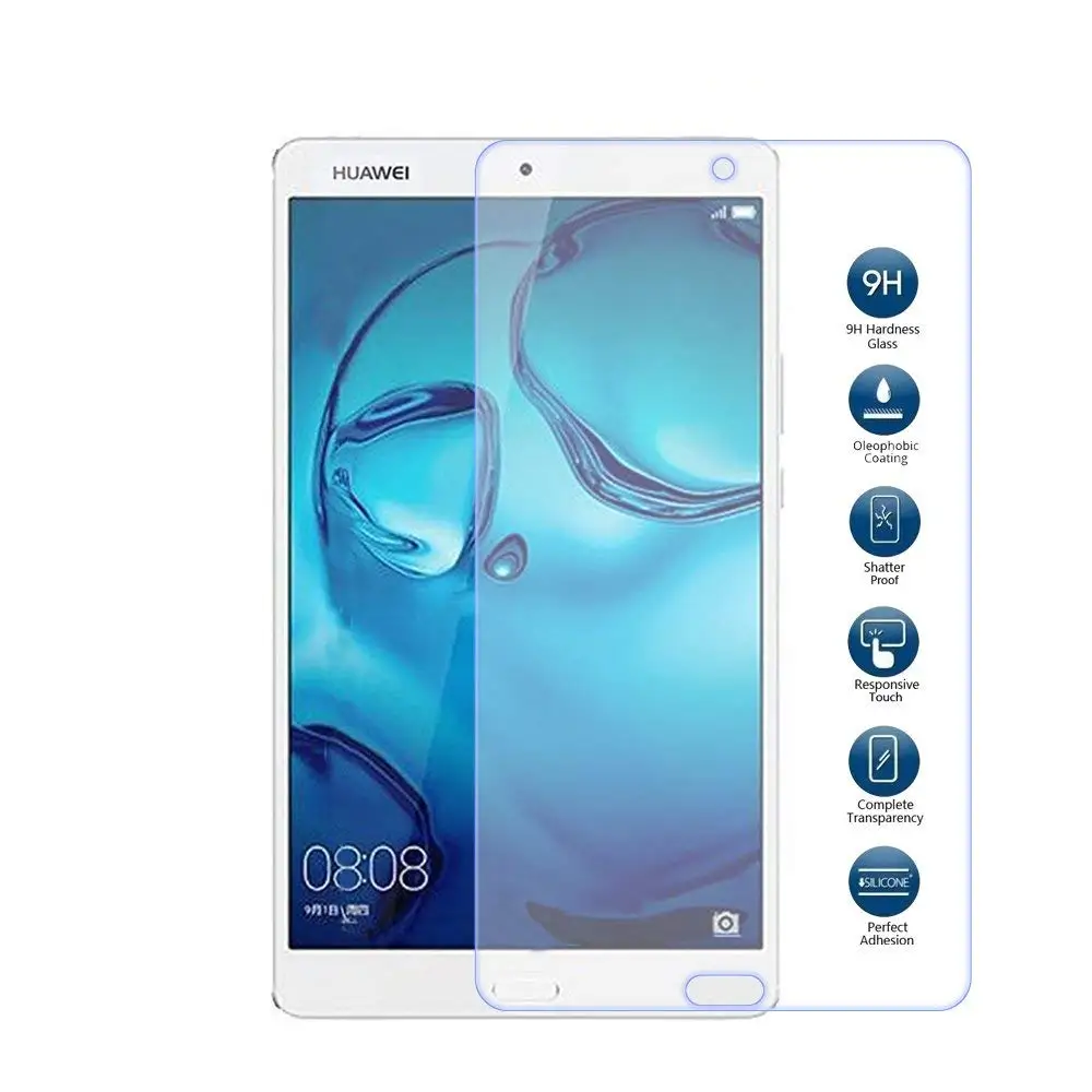 Закаленное защитное стекло для экрана Huawei MediaPad T1 T1-701U T2 T3 T5 7 0 8 9 6 10 1 дюймов 9HD